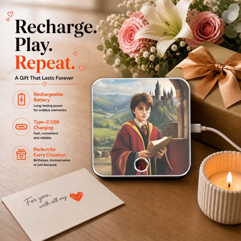Musical Fridge Magnet Harry Porter Theme Return Gift for Kids Birthday Gift for Harry Porter Fans Fantasy Fan Gift for Boys & Girls, Birthday Gift